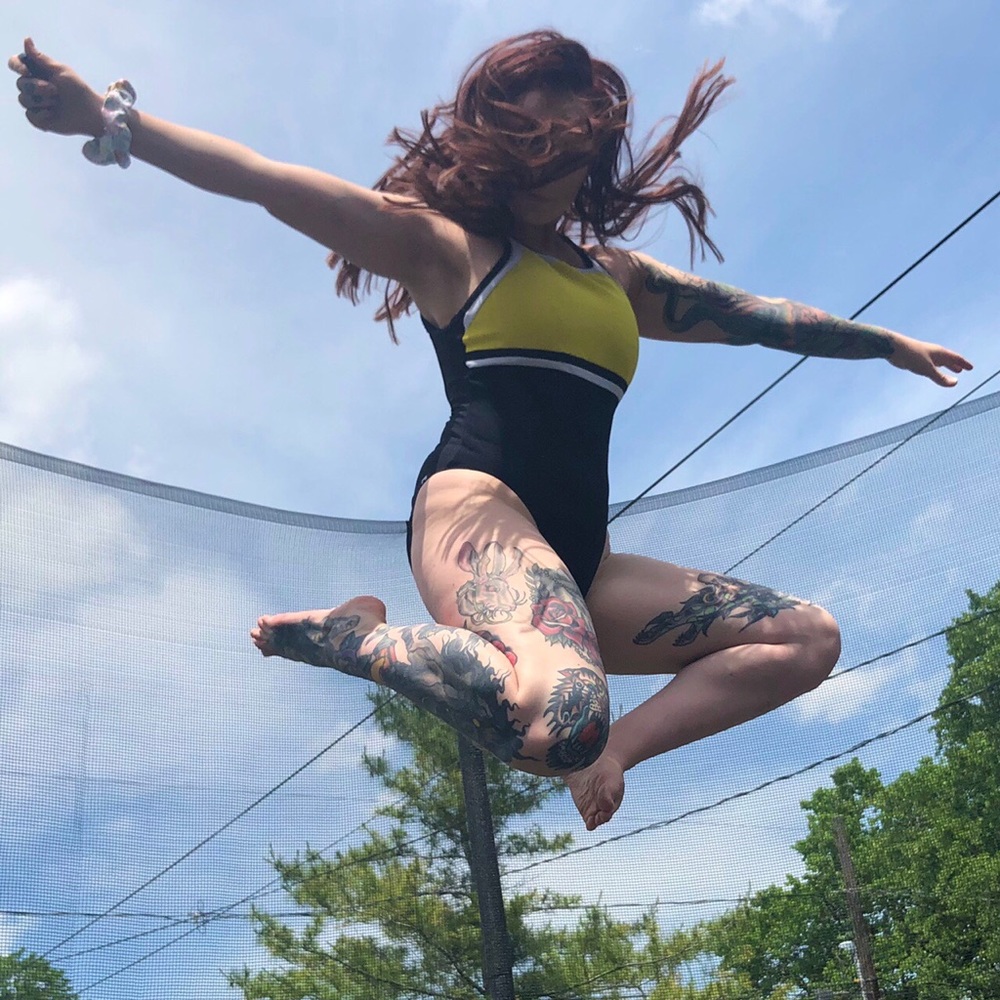 Vintage JAG color block swimsuit